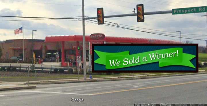 The Sheetz in Columbia where the winning ticket was sold.