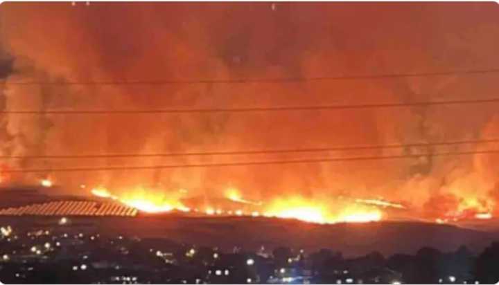 The wildfires in Hawaii.