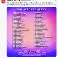 <p>The dates of the online Zoom try-outs for &#x27;American Idol.&#x27;</p>