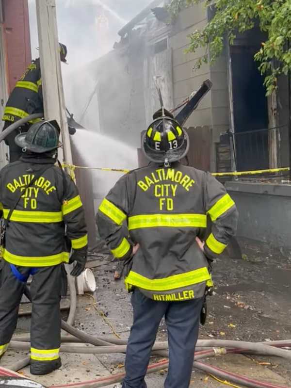 Several Homes, Buildings Damaged By Two-Alarm Baltimore Fire (VIDEO)