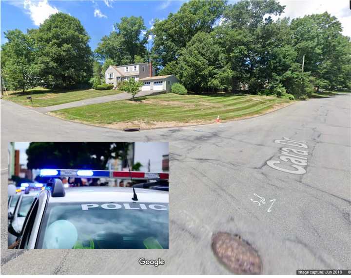 Orangetown Police are searching for a naked man who exposed himself to a Pearl River woman.