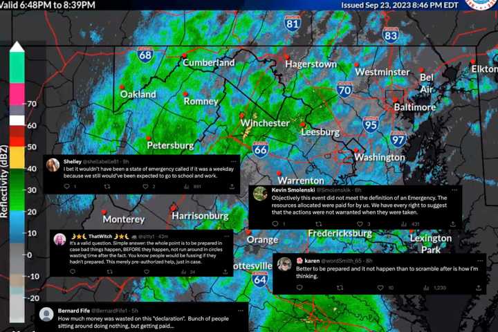 Social Media Spat Breaks Out Between 'Storm Chaser,' Maryland Officials Over Ophelia Response