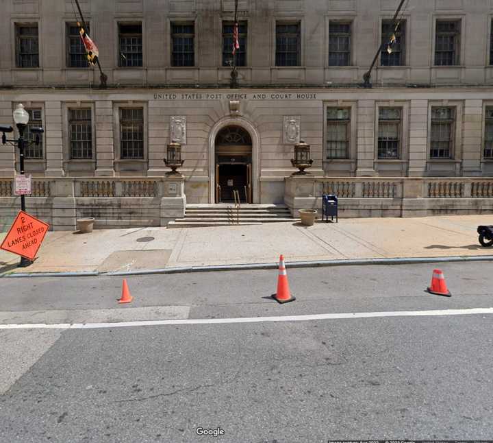 Circuit Court building at 111 N. Calvert St. in Baltimore.