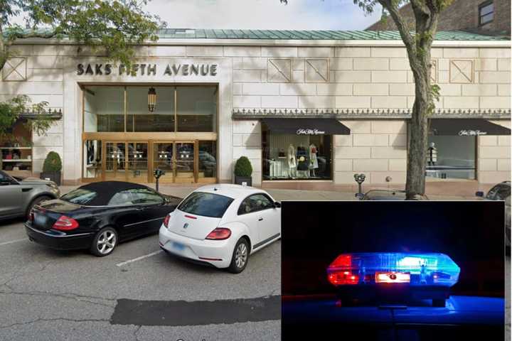 Greenwich Saks Fifth Avenue Attempted Burglar Nabbed After Ramming Police Car