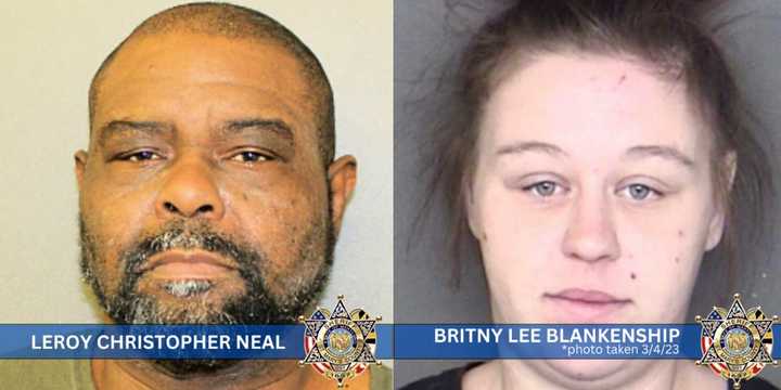 Leroy Christopher Neal, 48, of Mechanicsville, MD, and Britny Lee Blankenship
  
