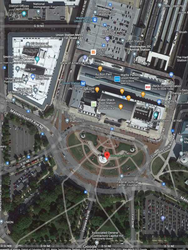 Roads Closed Around Union Station In Northeast DC For Police Activity (DEVELOPING)