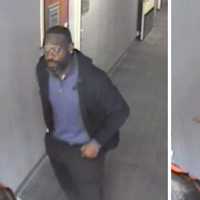 <p>Surveillance footage of Shaka Barnes during the attempted robbery in Fairfax County.</p>