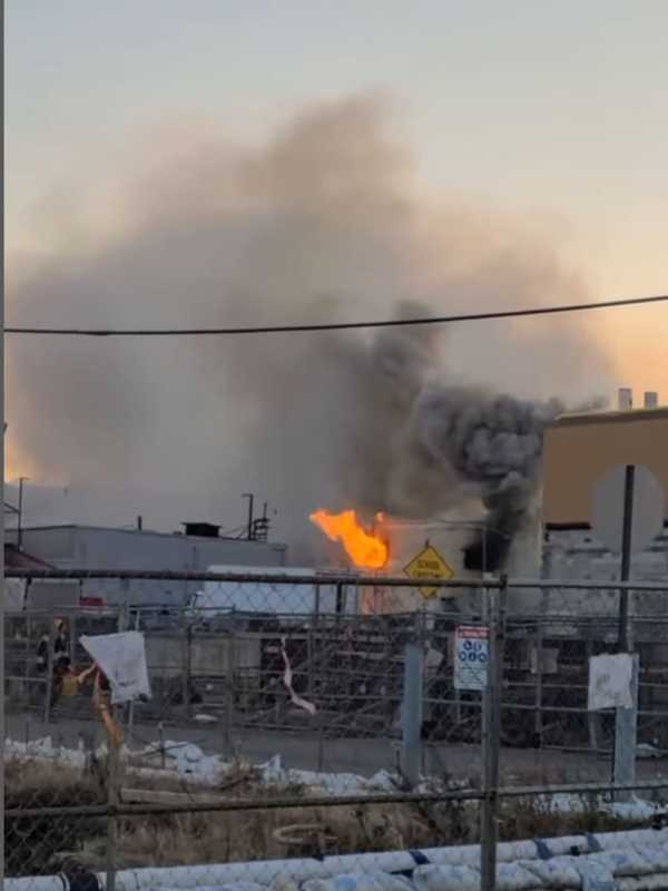 Firefighters Battle Massive North Bergen Fire (VIDEO)