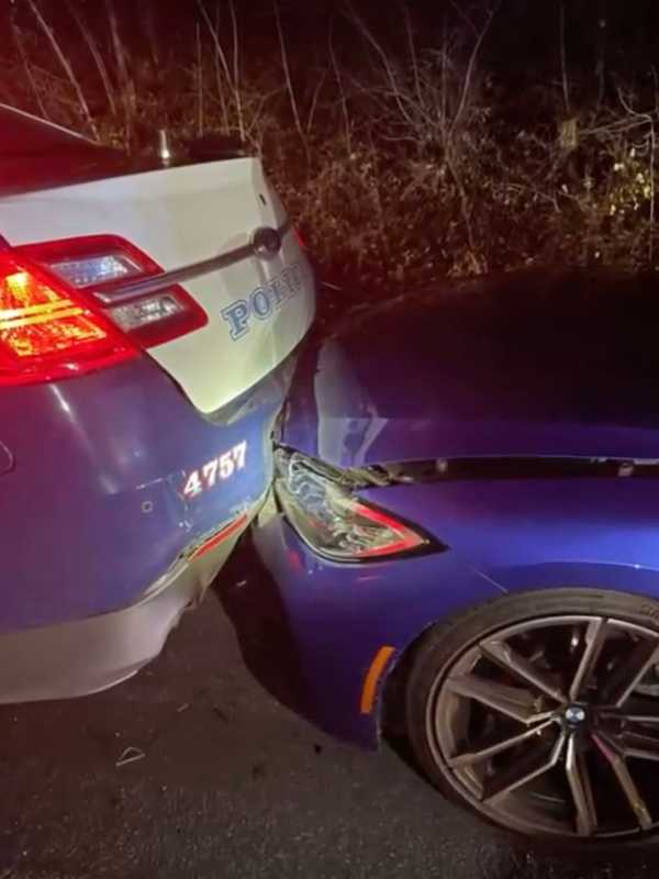 Drunk Driver Caught On Camera Crashing Into Fairfax County Police Cruiser