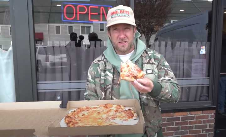 Dave Portnoy's review of Dino's Brick Oven Pizzeria in Wakefield can be summed up in one word: "good."