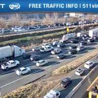 <p>Traffic was completely stopped on I-495 in Fairfax County</p>