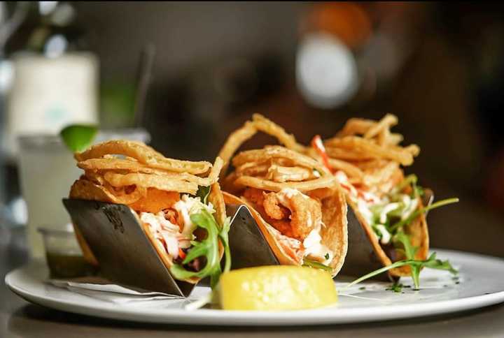 The fish tacos at&nbsp;Latina Kitchen &amp; Bar in Needham.&nbsp;