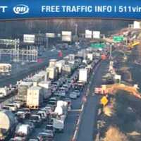 <p>Traffic came to a stop in Fairfax County on Tuesday afternoon.</p>