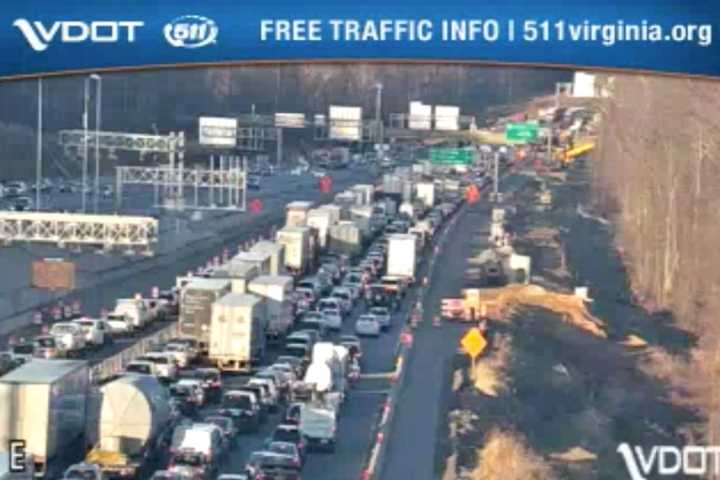 Lane Closures On I-495 Tie Up Traffic For Miles In Fairfax County: DOT