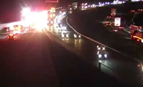 Tractor-Trailer Overturns Spilling Food On I-81 Ramp In Mechanicsburg ...