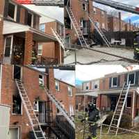 <p>The fire was reported in Northeast DC on Wednesday.
  
</p>