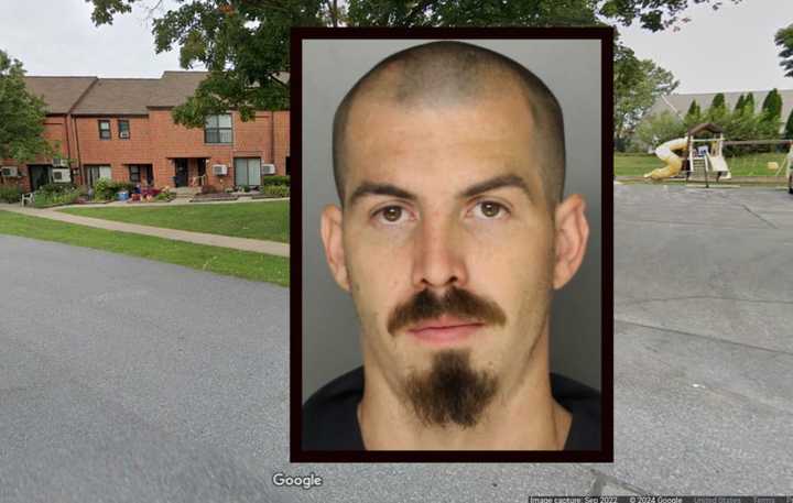 Dominic Matthew Fuller is wanted for slicing a woman's hand to the bone, attacking a dog, and assaulting another woman at the Oak Bottom Village apartment complex (pictured), police say.  