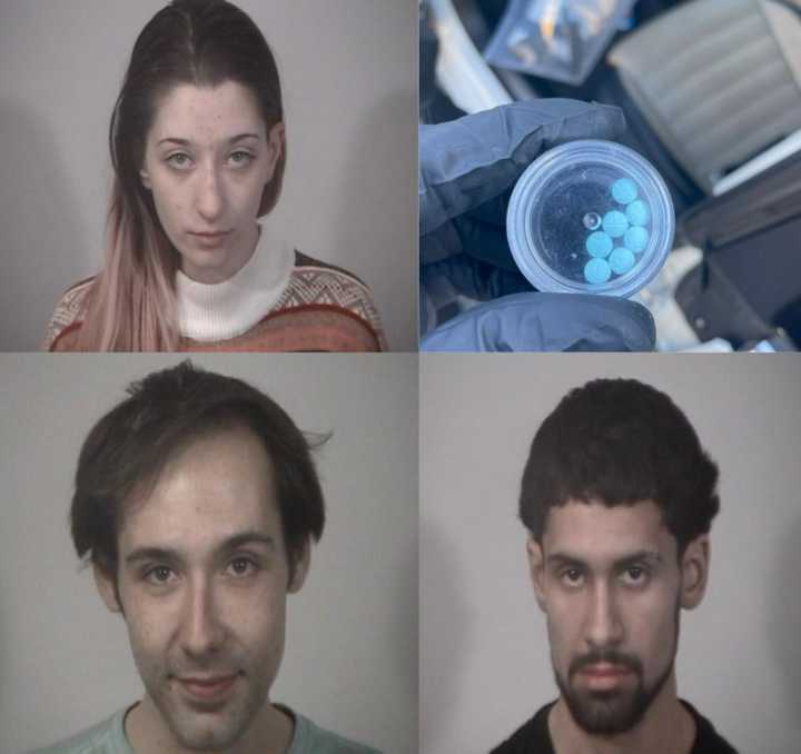 (clockwise from top left): Autumn Seboria, drugs, Daniel Puerto Godoy, and Steven Rodriguez.