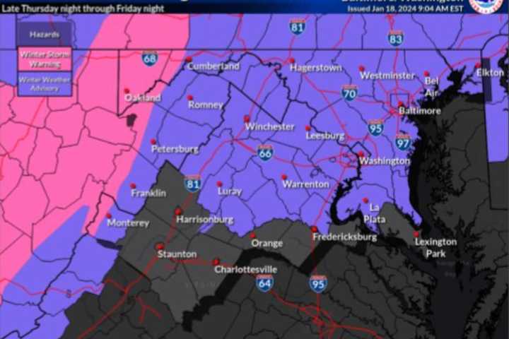 Incoming Storm To Bring Several Inches Of Snow To Parts Of DMV Region: Forecasters