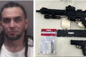 CT Man Nabbed With Weapons, Drugs In Vehicle During Stop, Police Say