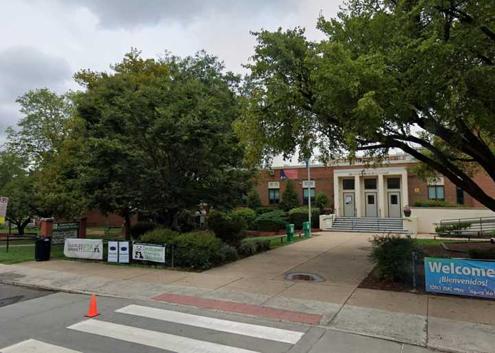 Charles Barrett Elementary School on Martha Custis Drive
  
