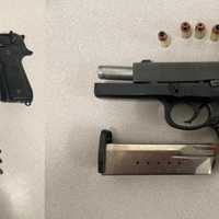 <p>The weapons recovered from the two teens in Anne Arundel County.</p>