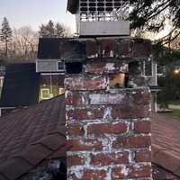 <p>Damage to the chimney.&nbsp;</p>