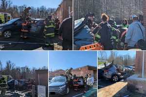 Elderly Driver Crashes Into La Plata School After Medical Emergency: Firefighters