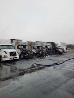 Tractor-Trailers Torched During Two-Alarm Blaze Outside Maryland Business: Fire Marshal