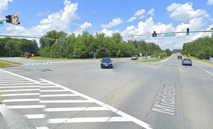 The driver of a Volkswagen ID.4 was traveling northbound on Middletown Road. The two vehicles collided in the intersection