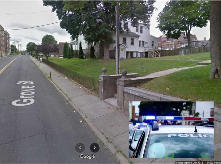 The area where the woman was found dead in her apartment.&nbsp;