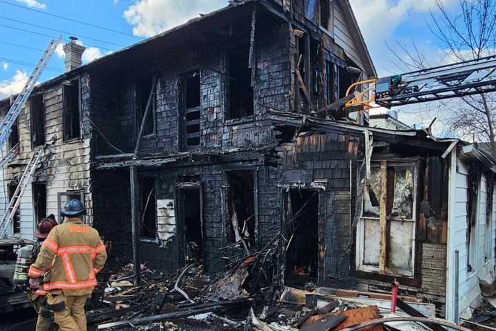 4 Firefighters Injured Battling Baltimore County Blaze