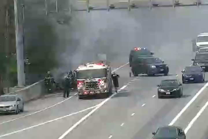 Vehicle Fire Closes Portion Of I-95 Inner Loop (DEVELOPING)