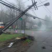 <p>The utility pole involved.&nbsp;</p>