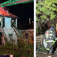 <p>The aftermath of the fire in the 1100 block 48th Street NE</p>