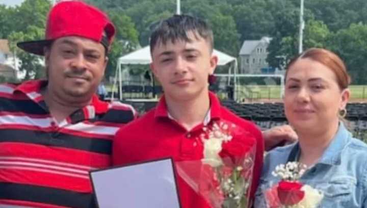 Sterling Baptiste Jr., 14, center, was shot and killed on Friday, April 26, inside a Worcester apartment. Another teen has been arrested in the shooting.&nbsp;