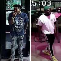 <p>The wanted suspects who assaulted a person in the bathroom in Montgomery County.</p>