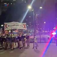 'GTFO': Videos Show Upset Philly Residents Chasing Out White Supremacist Marchers