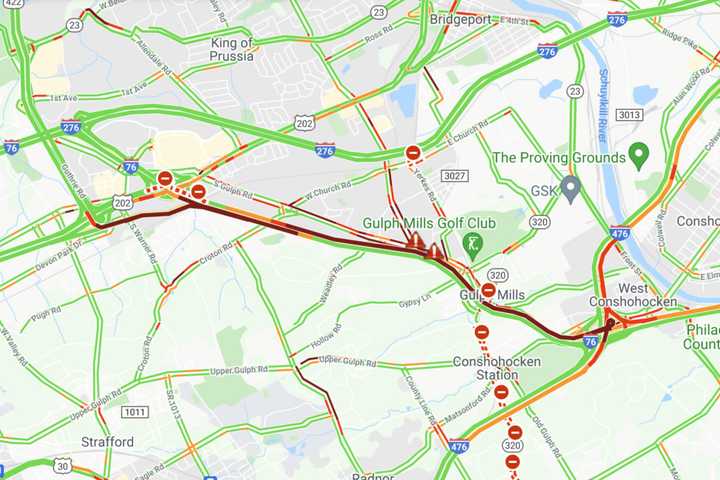 DEVELOPING: Multi-Car Crash Closes I-76 In Upper Merion