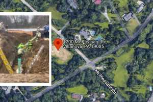 Two People Rescued From Ditch In Lower Merion: Sources