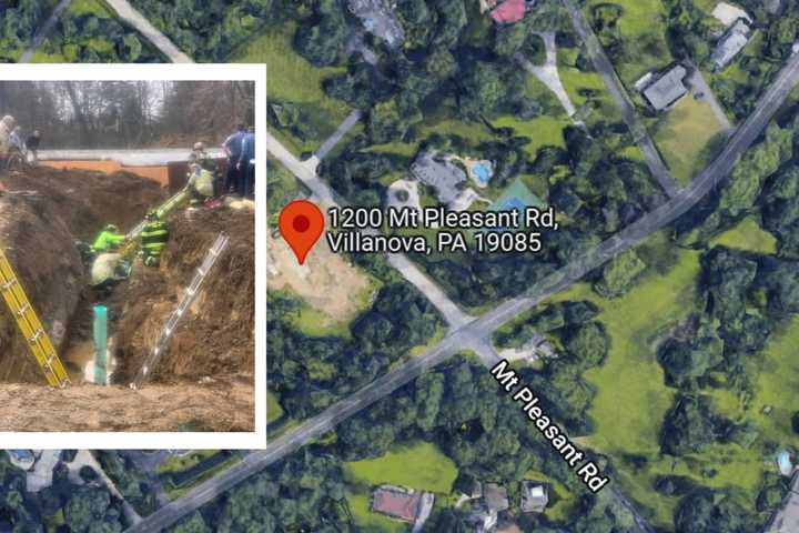 Two People Rescued From Ditch In Lower Merion: Sources