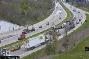 Tractor-Trailer Crash Causes Traffic Delays On I-78 In Lehigh Valley: PD