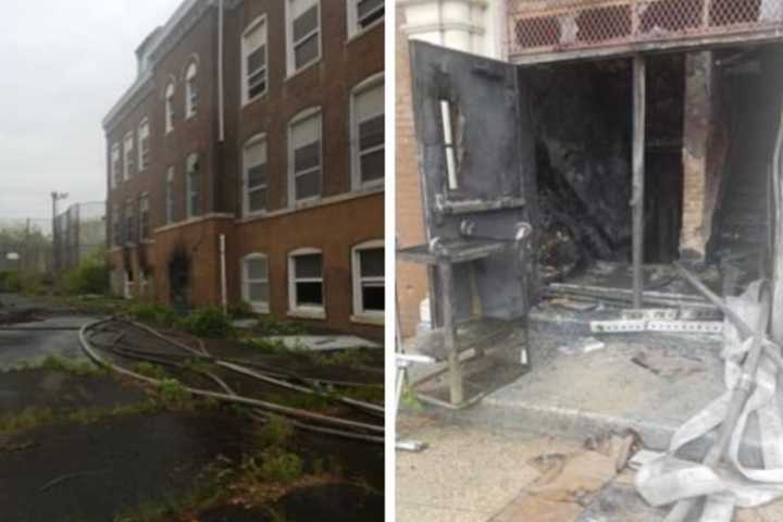 Three-Alarm Fire Rips Through Vacant School In Newark