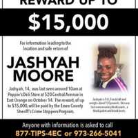 <p>Essex County Sheriff&#x27;s Office Reward poster for JaShyah Moore.</p>