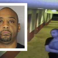 <p>Ronald Jenkins and the surveillance video of him kidnapping his friend&#x27;s wife.</p>