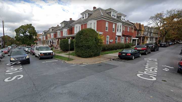 The home the Molotov cocktail was through at the corner of South 19th and Chestnut streets in Harrisburg.