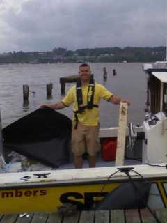 Tractor Tire Removed From Hudson River 
