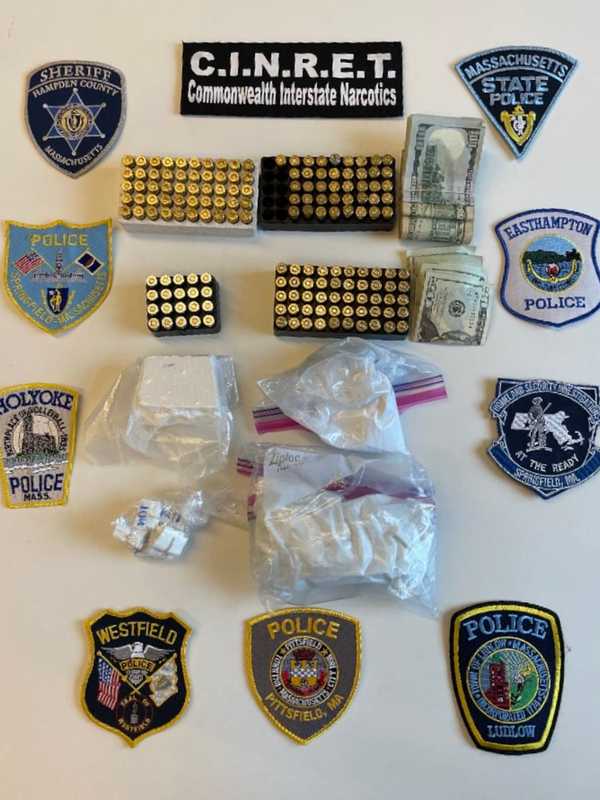 Fentanyl, Cocaine, Ammo Seized, Suspected Massachusetts Trafficker Charged