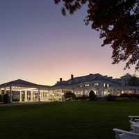 <p>The exterior of Seaview Hotel and Golf Club in Galloway Township, NJ.</p>