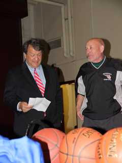 Latimer Celebrates Section 1 Semifinal Basketball Tipoff